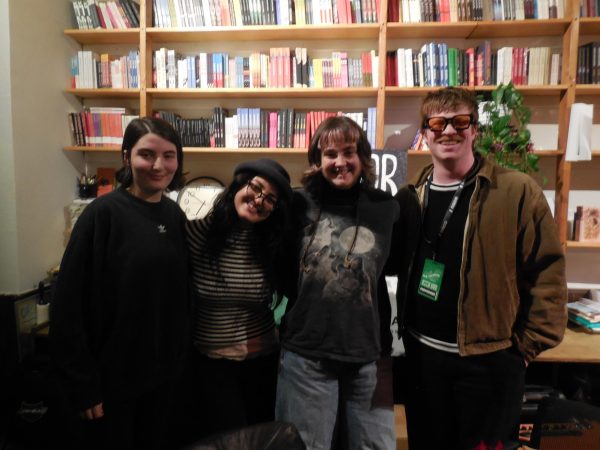 The writer pictured with Tentative Decisons