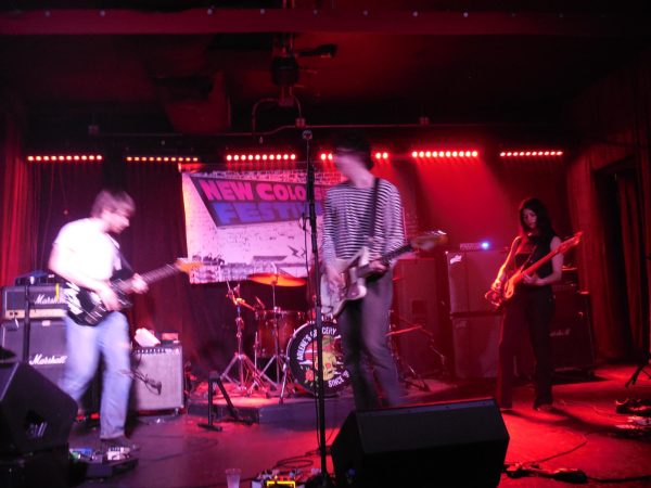 The Heaven on stage performing.